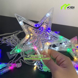 Đèn nháy mành hình ngôi sao dây dài 5m Đèn nháy mành hình ngôi sao dây dài 5m