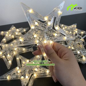 Đèn nháy mành hình ngôi sao dây dài 5m Đèn nháy mành hình ngôi sao dây dài 5m