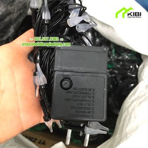 Đèn nháy led đủ màu 10m kim cương nhọn (Đèn nhấp nháy có bộ điều khiển IC điều chỉnh chế độ nháy)