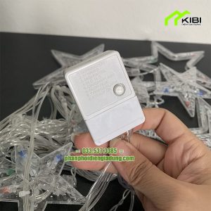 Đèn nháy mành hình ngôi sao dây dài 5m Đèn nháy mành hình ngôi sao dây dài 5m