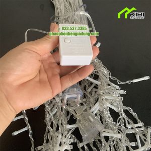 Bộ đèn led thả rèm mưa, thác nước 48 sợi, dài 12m