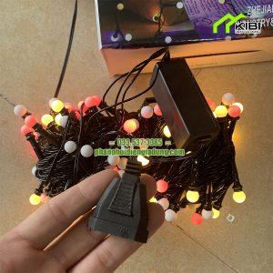 Đèn nháy đẹp 15m siêu sáng với nhiều chế độ nháy (Đèn nhấp nháy nhiều màu có thiết kế phích cắm nối để nối các dây lại với nhau)