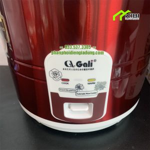 Nồi cơm điện 1.2L Gali nhỏ gọn, đa năng (Nồi điện có 2 chế độ là chế độ nấu và chế độ giữ ấm, được điều chỉnh bằng nút gạt)