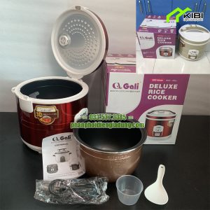 Nồi cơm 2L Gali chống dính cao cấp (Nồi cơm 2L có thiết kế hiện đại, công suất hoạt động 500W)