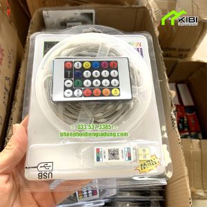 Đèn dây led nháy đuổi nhiều màu có điều khiển từ xa Đèn dây led nháy đuổi nhiều màu có điều khiển từ xa