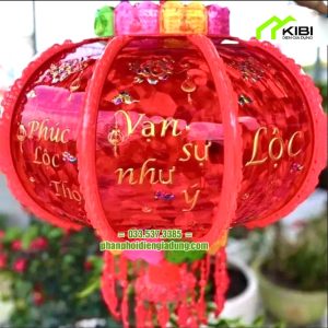 Cầu điện xoay 360 thiết kế đèn lồng đỏ kích thước 60cm Cầu điện xoay 360 thiết kế đèn lồng đỏ kích thước 60cm