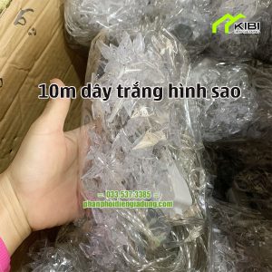 Đèn trang trí tết dây trắng chiều dài 10m