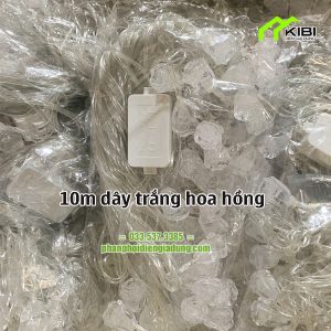 Đèn trang trí tết dây trắng chiều dài 10m