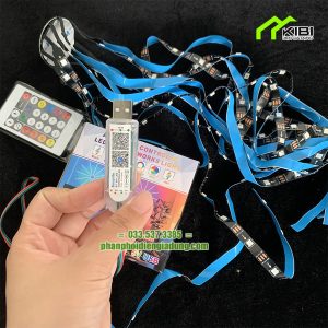 Đèn led pháo hoa ngoài trời nháy theo nhạc có điều khiển