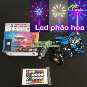 Đèn led pháo hoa ngoài trời nháy theo nhạc có điều khiển (Đèn led pháo hoa ngoài trời nháy theo nhạc có điều khiển với nhiều hiệu ứng ánh sáng)