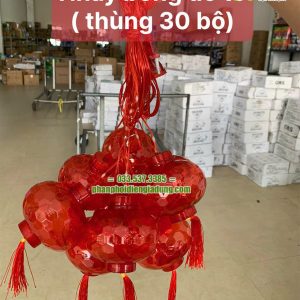 Đèn nháy cầu 12 bóng giả cạnh pha lê, chiều dài 5m Đèn nháy cầu 12 bóng giả cạnh pha lê, chiều dài 5m