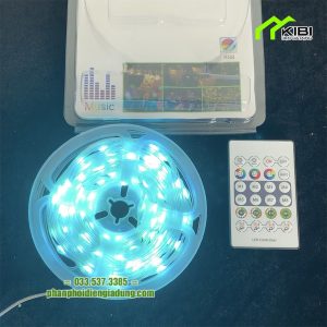 Đèn dây led nháy đuổi nhiều màu có điều khiển từ xa Đèn dây led nháy đuổi nhiều màu có điều khiển từ xa
