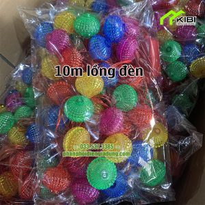 Dây led trang trí 10m kiểu dây đỏ sáng đủ màu