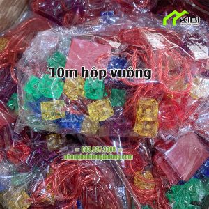 Dây led trang trí 10m kiểu dây đỏ sáng đủ màu
