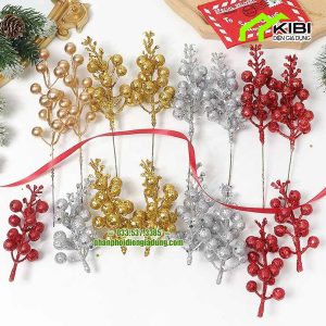 Set 50 cành sung nhũ kim tuyến trang trí giỏ quà tết Set 50 cành sung nhũ kim tuyến trang trí giỏ quà tết