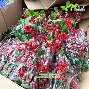 Đào đông lá xanh mẫu mới siêu đẹp trang trí tết (Đào đông lá xanh có thiết kế đẹp và nổi bật sử dụng để trang trí tết)