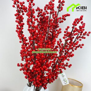 Cành đào đông 12 nhánh trang trí tết Cành đào đông 12 nhánh trang trí tết