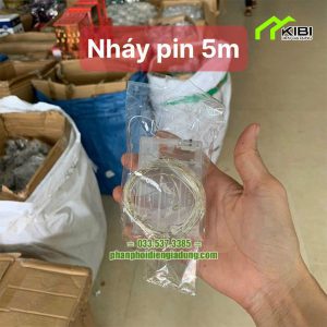 Đèn đom đóm dùng pin AA dây dài 5m (Kho đang về số lượng lớn đèn đom đóm dùng pin AA)