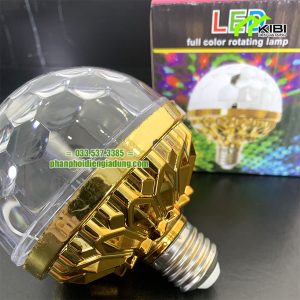 Đèn nháy theo nhạc led cầu mini dạng quay đui Đèn nháy theo nhạc led cầu mini dạng quay đui