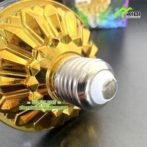 Đèn nháy theo nhạc led cầu mini dạng quay đui (Đèn nháy theo nhạc led cầu mini có thiết kế đui xoáy e27)