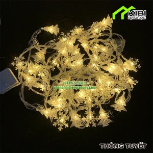 Đèn nháy đẹp dây dài 10m, sáng vàng