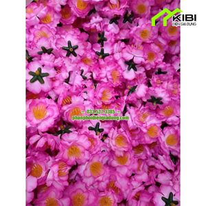 Combo 1kg hoa đào giả, hoa mai giả trang trí tết