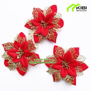 Hoa trạng nguyên phủ nhũ loại to trang trí quà tết Hoa trạng nguyên phủ nhũ loại to trang trí quà tết