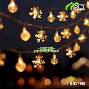 Đèn nháy đẹp dây dài 10m, sáng vàng