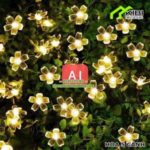 Đèn nháy đẹp dây dài 10m, sáng vàng