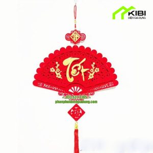 Dải treo trang trí hình quạt thiết kế 3D