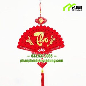 Dải treo trang trí hình quạt thiết kế 3D