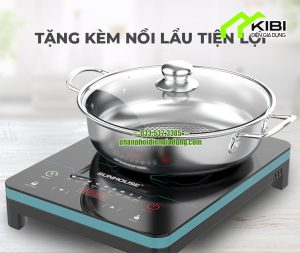 Bếp điện từ Sunhouse SHD6873 công suất 2200W (Bếp từ nhập khẩu được tặng kèm nồi lẩu vô cùng tiện lợi)