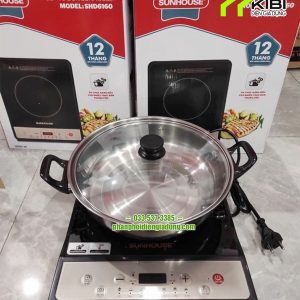 Bếp lẩu điện từ Sunhouse SHD6160 công suất 1800W Bếp lẩu điện từ Sunhouse SHD6160 công suất 1800W