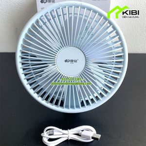 Quạt tích điện gấp gọn KM - F0396 loại 5 cánh, 3 tốc độ gió Quạt tích điện gấp gọn KM - F0396 loại 5 cánh, 3 tốc độ gió