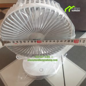 Quạt sạc điện KM - F0326 thiết kế nhỏ gọn, công suất 13W