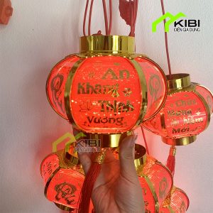 Đèn lồng trang trí D22 dây dài 5m