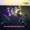 Dây đèn led trang trí ngoài trời lục giác kim cương 10m