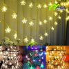 Đèn nháy trang trí bông tuyết, trang trí noel 10m