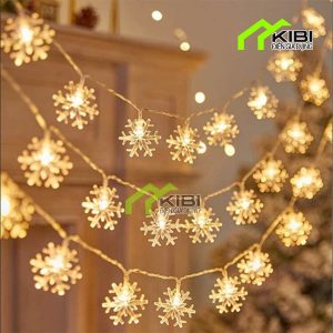 Đèn nháy trang trí bông tuyết, trang trí noel 10m Đèn nháy trang trí bông tuyết, trang trí noel 10m