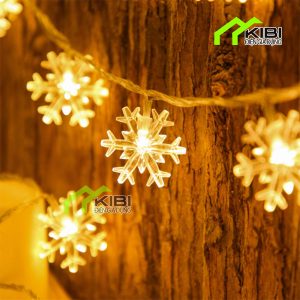 Đèn nháy trang trí bông tuyết, trang trí noel 10m Đèn nháy trang trí bông tuyết, trang trí noel 10m