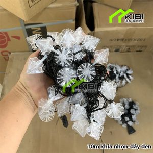 Đèn nháy nhiều màu kiểu dây đen 10m Đèn nháy nhiều màu kiểu dây đen 10m