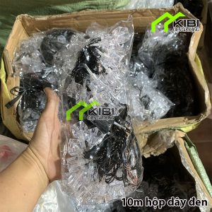 Đèn nháy nhiều màu kiểu dây đen 10m Đèn nháy nhiều màu kiểu dây đen 10m