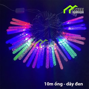 Đèn nháy nhiều màu kiểu dây đen 10m Đèn nháy nhiều màu kiểu dây đen 10m